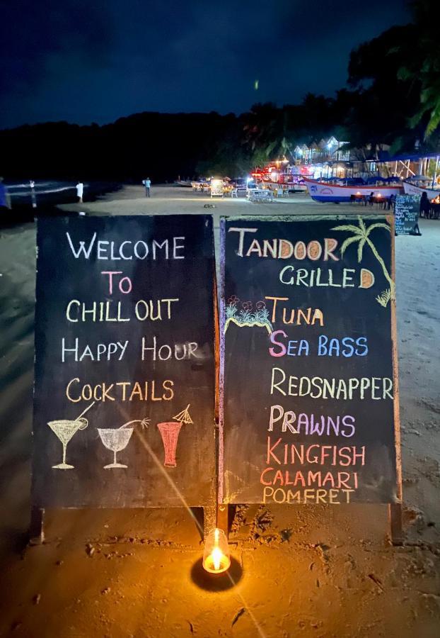Chill Out Jasmine Restaurant Bar Rooms Palolem Zewnętrze zdjęcie